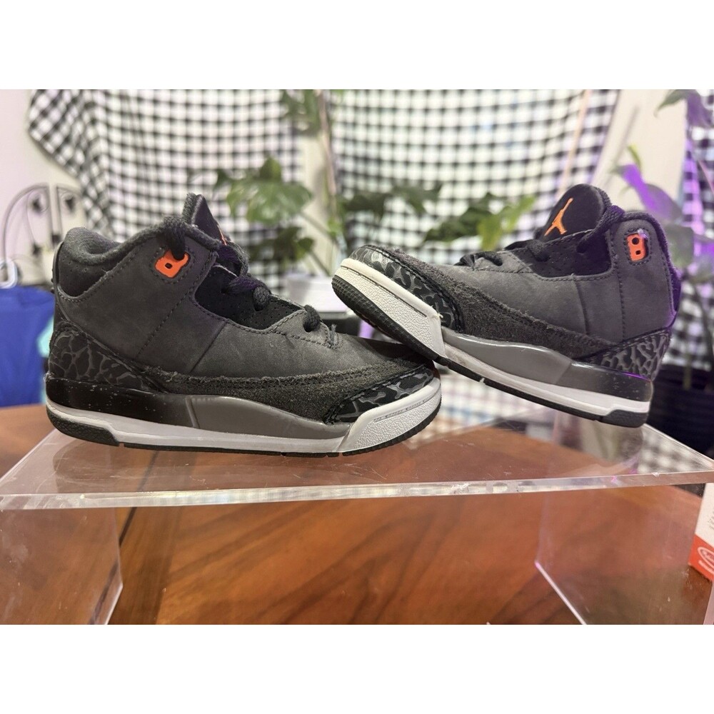 Toddler Jordan 3 Retro Fear Pack (2023) (TD) 9C Orange/ Black/ Grey